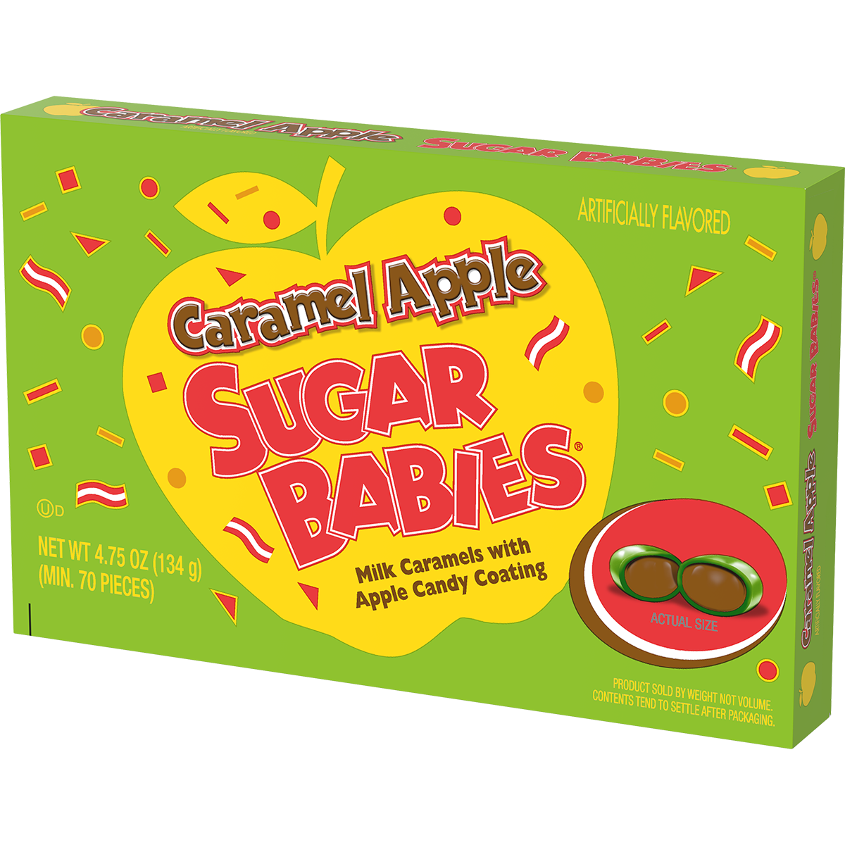 Charms Caramel Apple Sugar Babies Concession 4.75oz 12ct