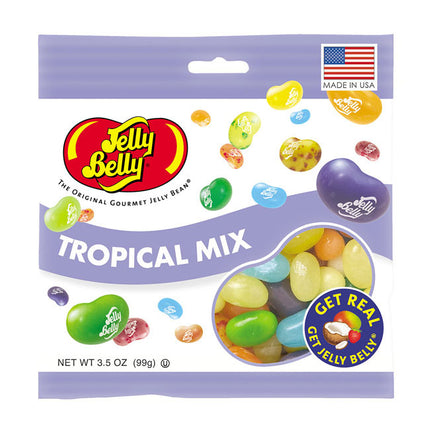 JELLY BELLY PEG BAG - TROPICAL MIX 3.5oz 12ct