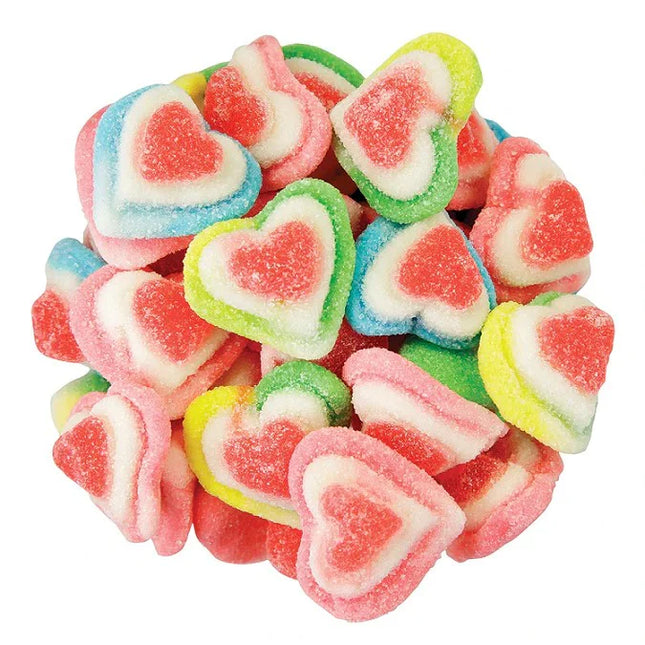 Vidal Triple Assorted Gummi Sugar Hearts 4.4lb