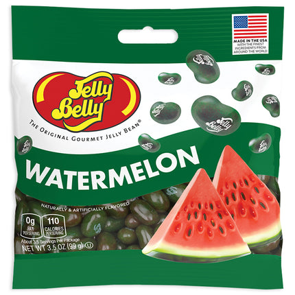 JELLY BELLY PEG BAG - WATERMELON 3.5oz 12ct