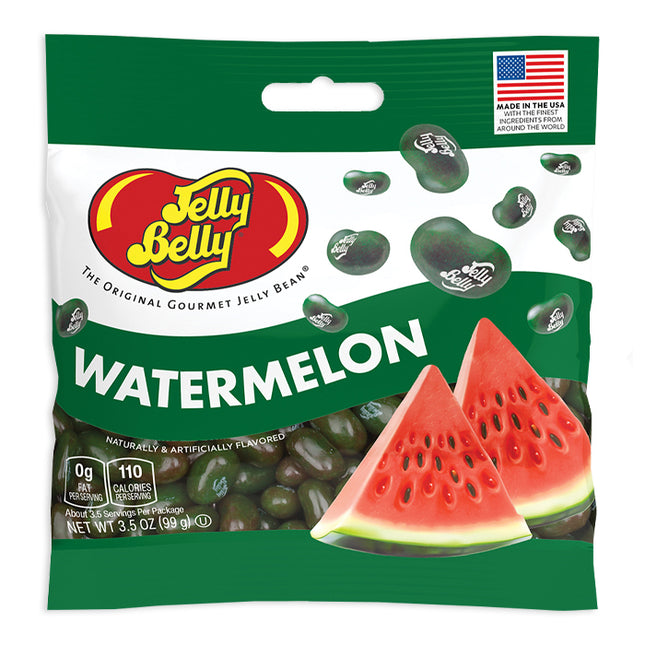 JELLY BELLY PEG BAG - WATERMELON 3.5oz 12ct