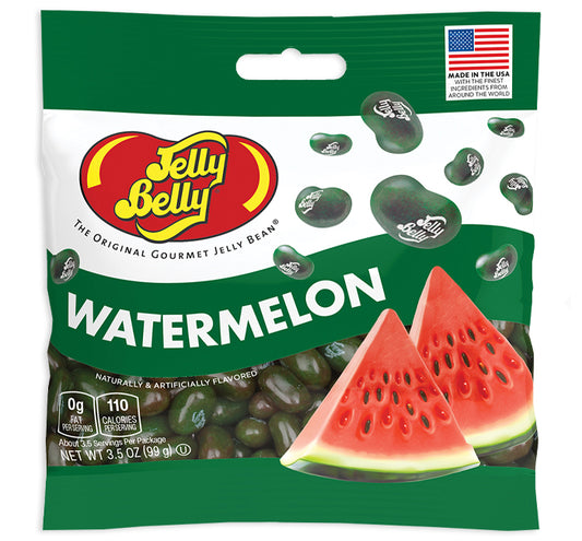 JELLY BELLY PEG BAG - WATERMELON 3.5oz 12ct not available until 3/24