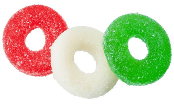 Albanese Gummi Christmas Wreaths 4.5lb Bag