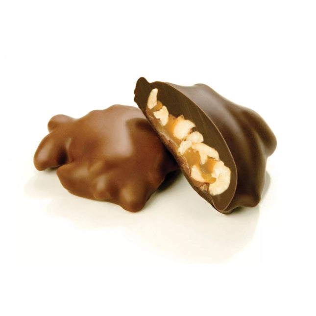 Asher Milk Chocolate Cashew Caramel Pattie 5lbs - Royal Wholesale