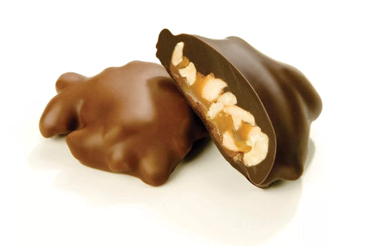 Asher Dark Chocolate Cashew Caramel Pattie 5lbs - Royal Wholesale
