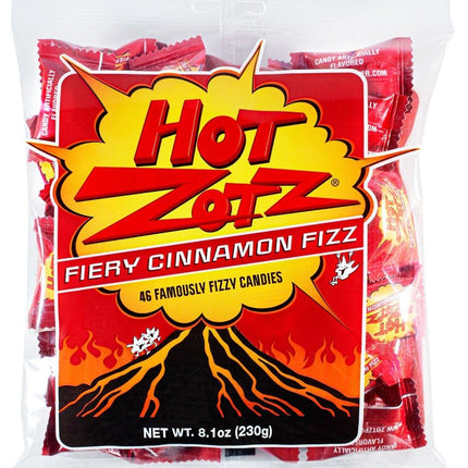 Zotz Strings Hot Zots Fiery Cinn Fizz 46ct 8.1oz Bag 12ct - Royal Wholesale
