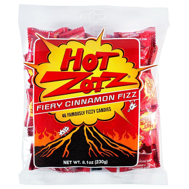 Zotz Strings Hot Zots Fiery Cinn Fizz 46ct 8.1oz Bag 12ct - Royal Wholesale