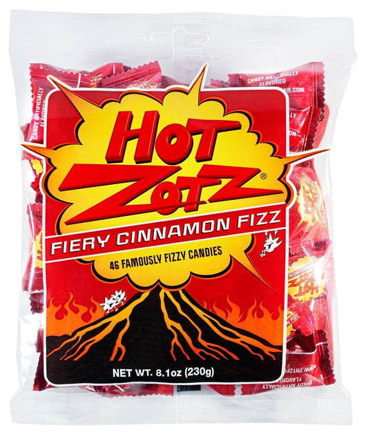 Zotz Strings Hot Zots Fiery Cinn Fizz 46ct 8.1oz Bag 12ct - Royal Wholesale
