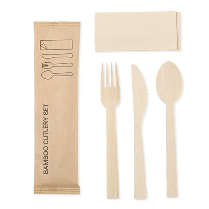 Disposable Cutlery Kit 166mm 100pcs 8 packs 800 carton - Royal Wholesale