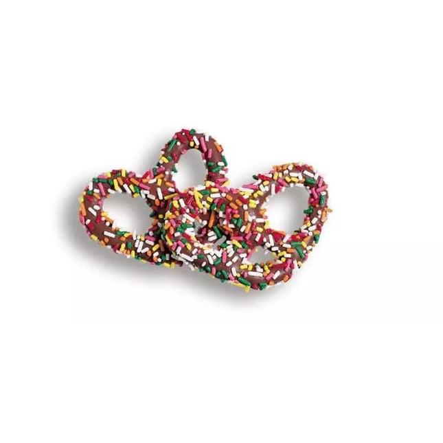 Asher's Milk Chocolate Covered Pretzels with Jimmies 7lb *Fragile Item* - Royal Wholesale