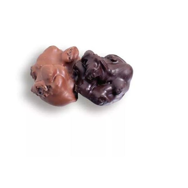 Asher Milk Chocolate Raisin Clusters 5lb - Royal Wholesale