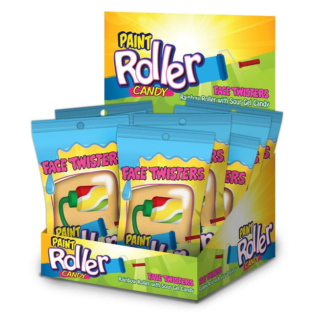 Face Twisters Paint Roller Candy 12ct - Royal Wholesale
