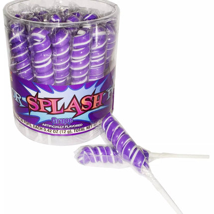 Alberts Color Splash Lollipops Purple 30ct - Royal Wholesale