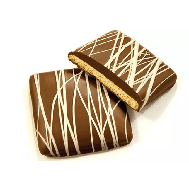 Ashers Milk Chocolate Graham Crackers with White String 5lb - Royal Wholesale