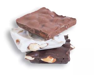 Asher Sugar Free Dark Almond Bark 6lb - Royal Wholesale