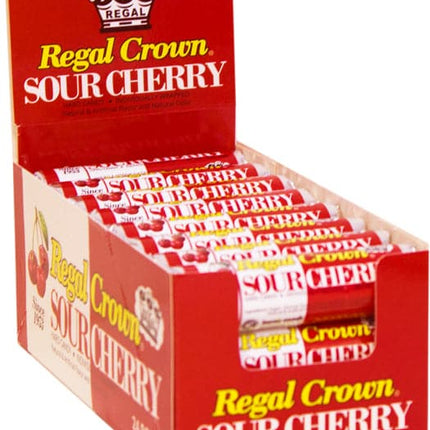 Iconic Regal Crown Sour Cherry Rolls 24ct - Royal Wholesale