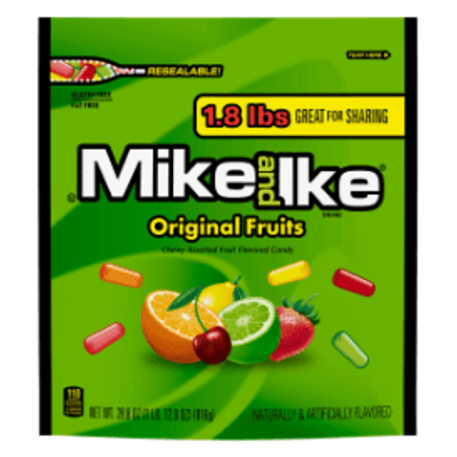 Just Born Mike and Ike Stand Up Bag - Royal Wholesale