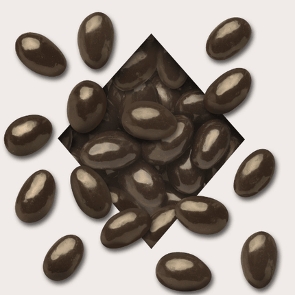 Koppers 72% Bittersweet Dark Chocolate Almonds 5lb - Royal Wholesale