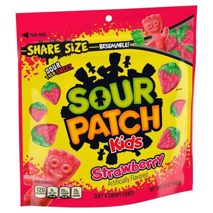Sour Patch Strawberry Share Size 12oz 12ct - Royal Wholesale