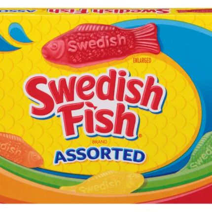 Assorted Swedish Fish 3.5oz Theater Box 12ct - Royal Wholesale
