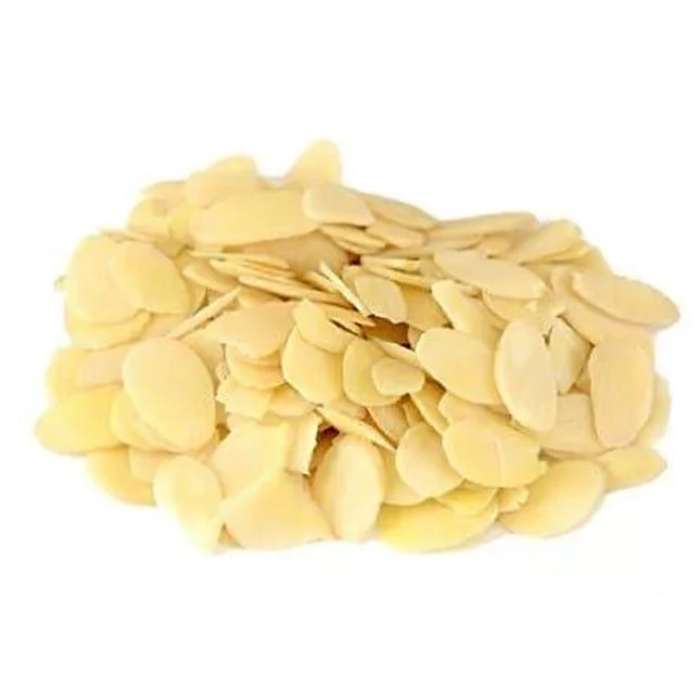 Almonds Sliced Blanched 25# skin off - Royal Wholesale