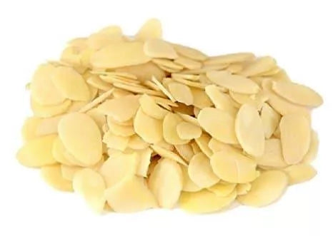 Almonds Sliced Blanched 25# skin off - Royal Wholesale