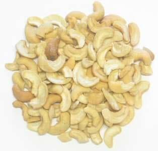 Cashew Splits No Salt 25lb - Royal Wholesale
