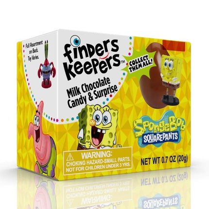 The Bazooka Company Spongebob Finder Keepers Candy Egg 6ct - Royal Wholesale