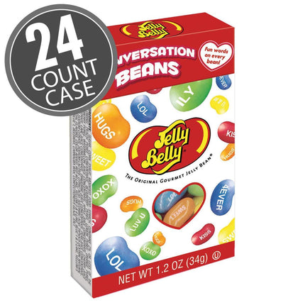 Jelly Belly Conversation Beans 1.2 oz Flip Top Boxes 24ct - Royal Wholesale