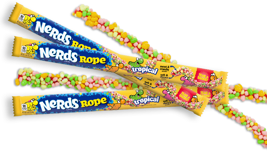 Wonka Tropical Nerds Rope 24ct - Royal Wholesale