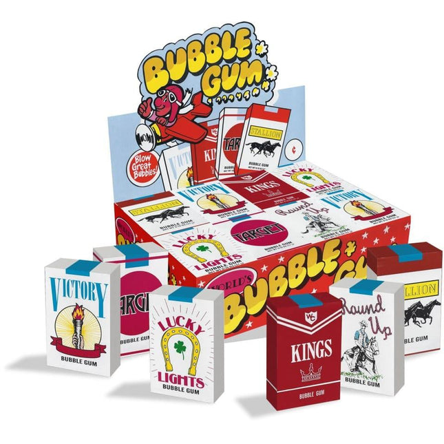 World Bubble Gum Cigarettes 24ct - Royal Wholesale