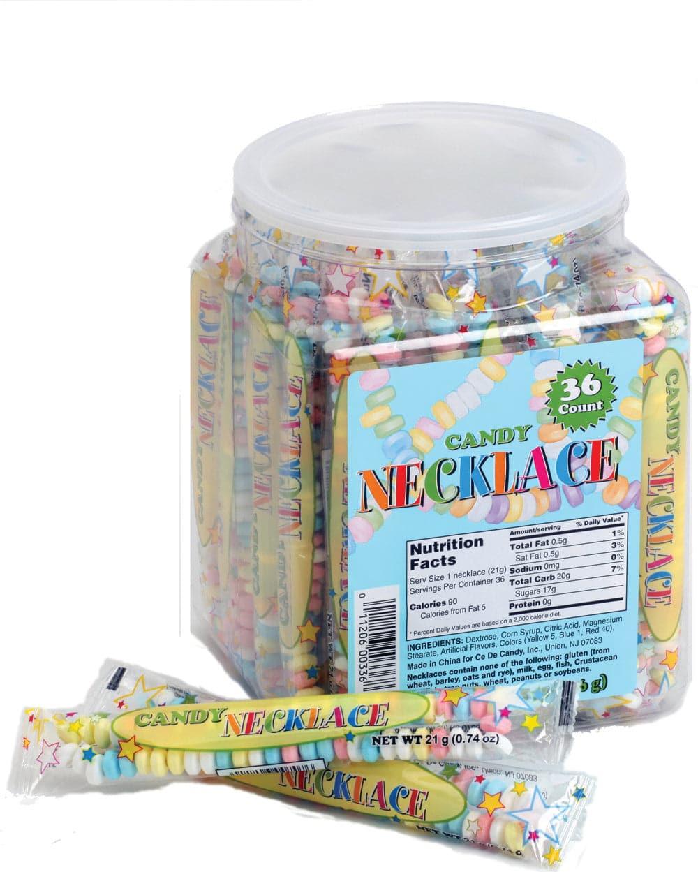 Candy Necklaces Bulk By Cede - 100 Count