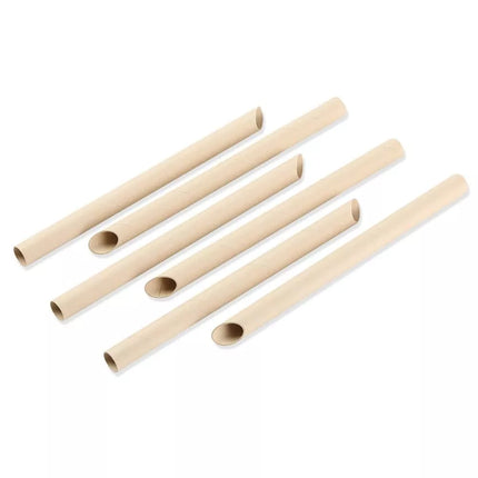 Bamboo Fiber Paper Straw 6 x 200mm 50pcs 200 packs 10K carton - Royal Wholesale
