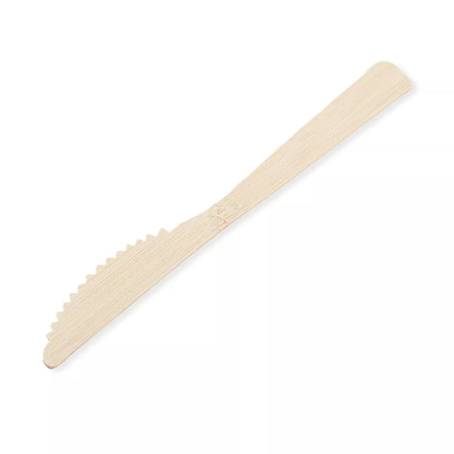 Bamboo Knife 169mm 100pcs 50 packs 5K carton - Royal Wholesale