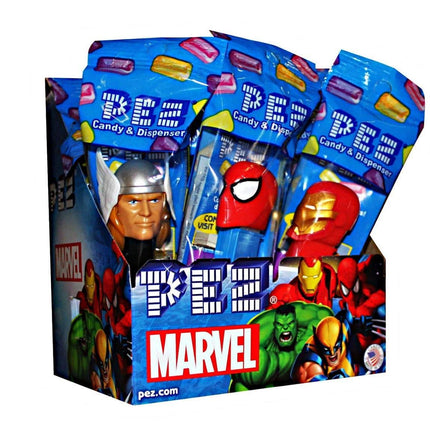Pez Marvel 12ct - Royal Wholesale
