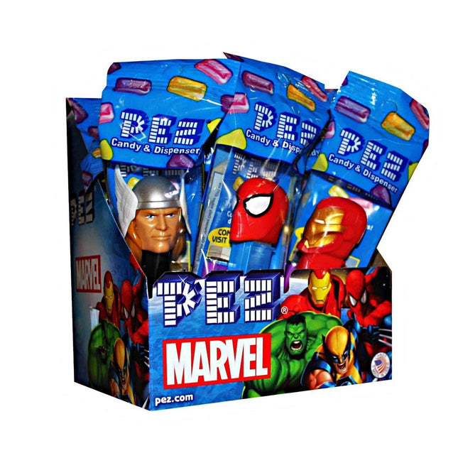 Pez Marvel 12ct - Royal Wholesale