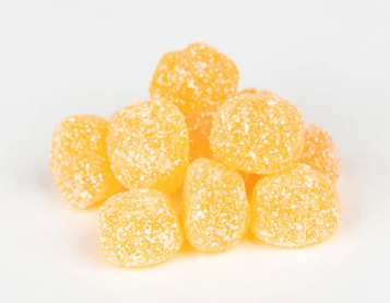 Gustaf's Sour Peach Buttons 4.4lb - Royal Wholesale