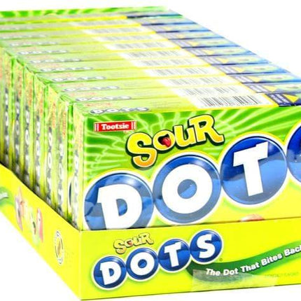 Tootsie Sour Dots 7.5oz Theater Box 12ct - Royal Wholesale