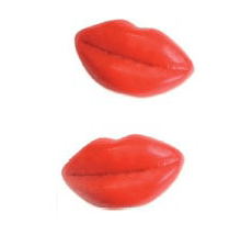 Vidal Gummi Lips Smoochers 2.2lb - Royal Wholesale