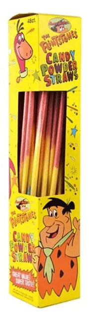 Alberts Flintstone Candy Straws - All City Candy