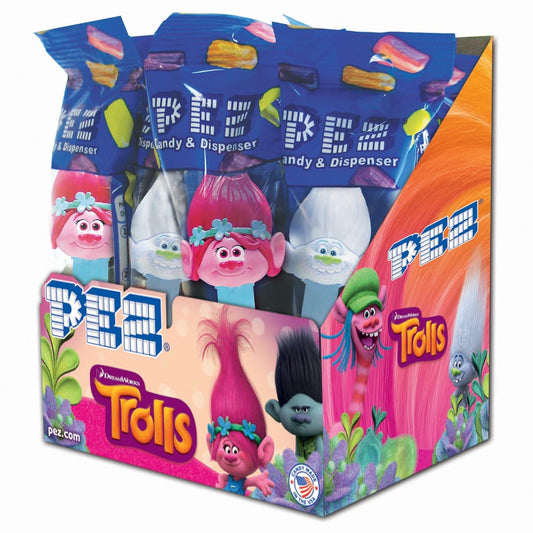 Pez Trolls 12ct - Royal Wholesale