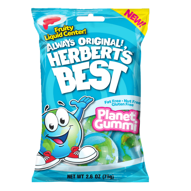 Efrutti Herbert's Best Planet Gummi 2.6oz 12ct - Royal Wholesale