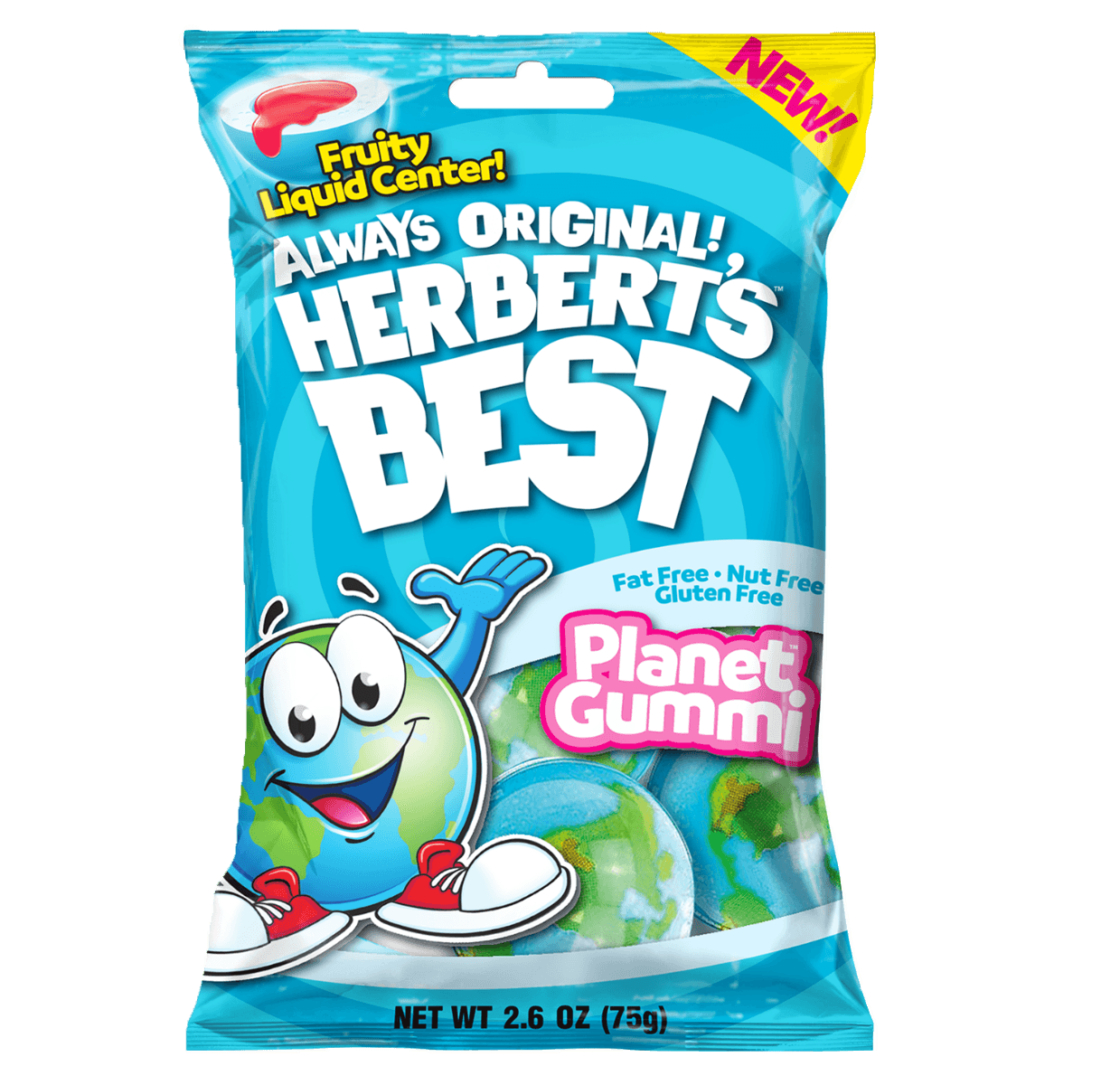 Efrutti Herbert's Best Planet Gummi 2.6oz 12ct - Royal Wholesale