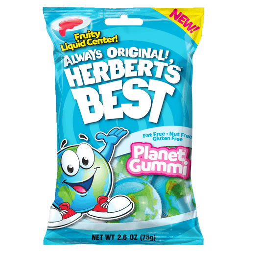 Efrutti Herbert's Best Planet Gummi 2.6oz 12ct - Royal Wholesale