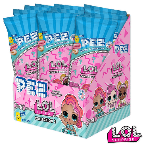 Pez LOL Surprise Asst 12ct Royal Wholesale