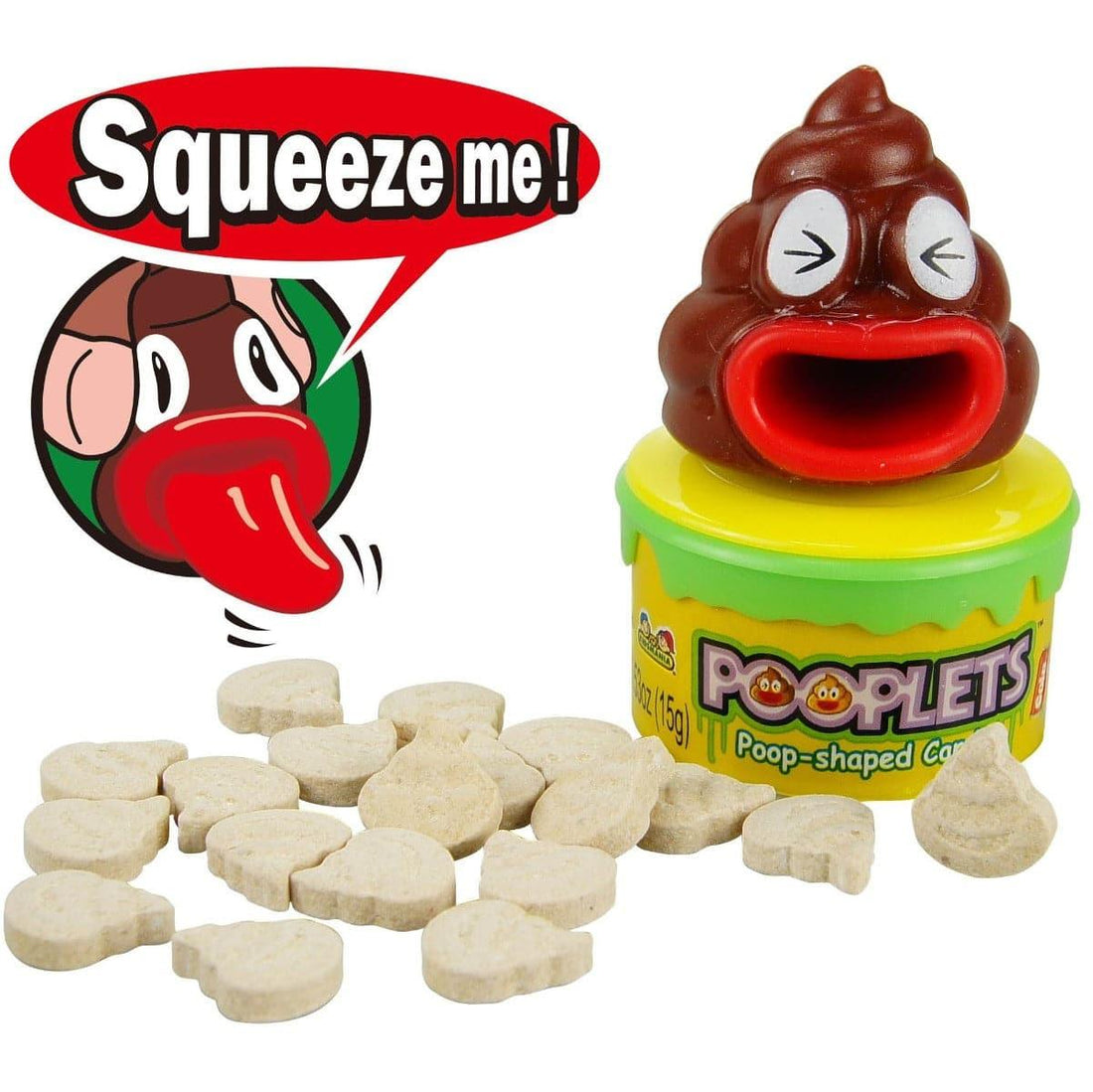 Kidsmania Pooplets Emoji Poop Shaped Candy Toy 12ct – Royal Wholesale