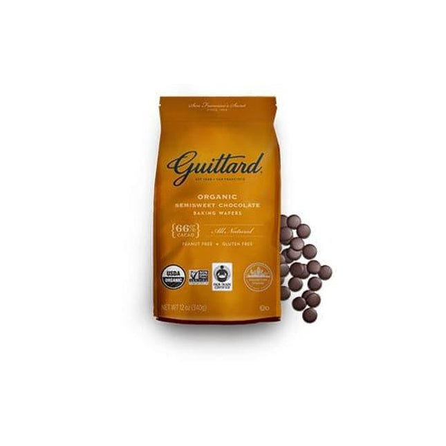 Guittard 66% Organique Bittersweet Dark Chocolate Wafer 25lb - Royal Wholesale