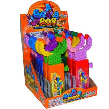 Kidsmania Grab Pop Robot Arm Lollipops 12ct - Royal Wholesale