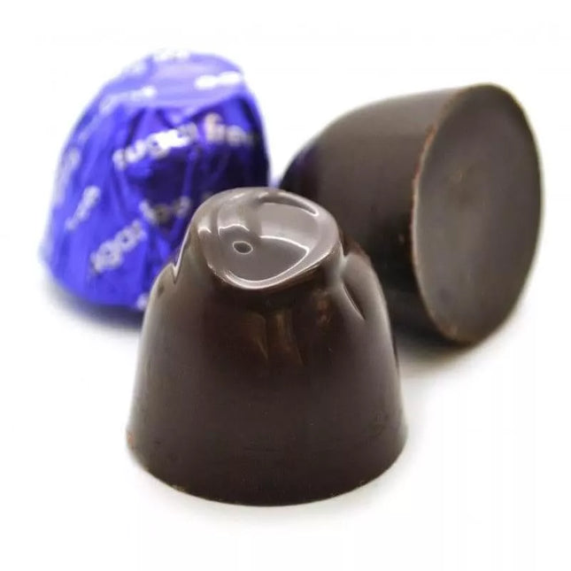 Asher Sugar Free Dark Chocolate Cordial Cherry Purple Foil 6lb - Royal Wholesale