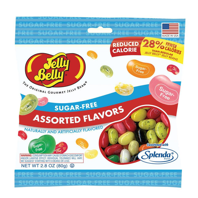 Jelly Belly Sugar Free 10 Flavor 2.8oz 12ct - Royal Wholesale